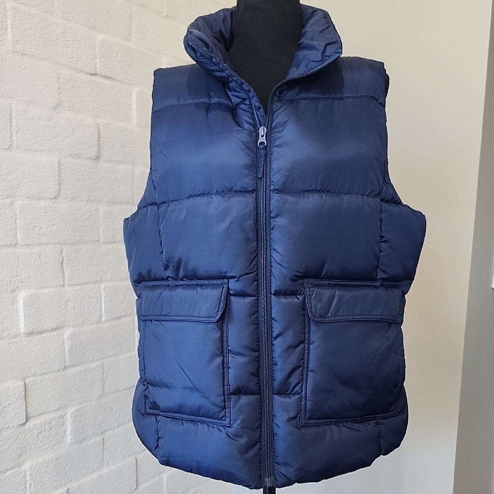 Navy Blue Puffer Vest